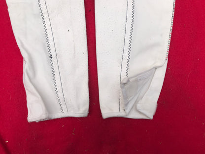 white hkm breeches with velcro size 8/10 FREE POSTAGE