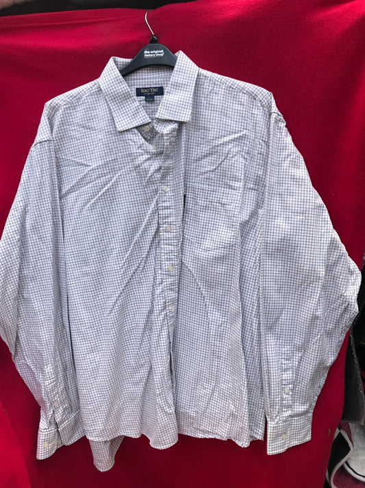 hac tac checked shirt size: 19”R - 48cm (FREE POSTAGE)