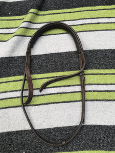 Brown leather cob size bridle part FREE POSTAGE
