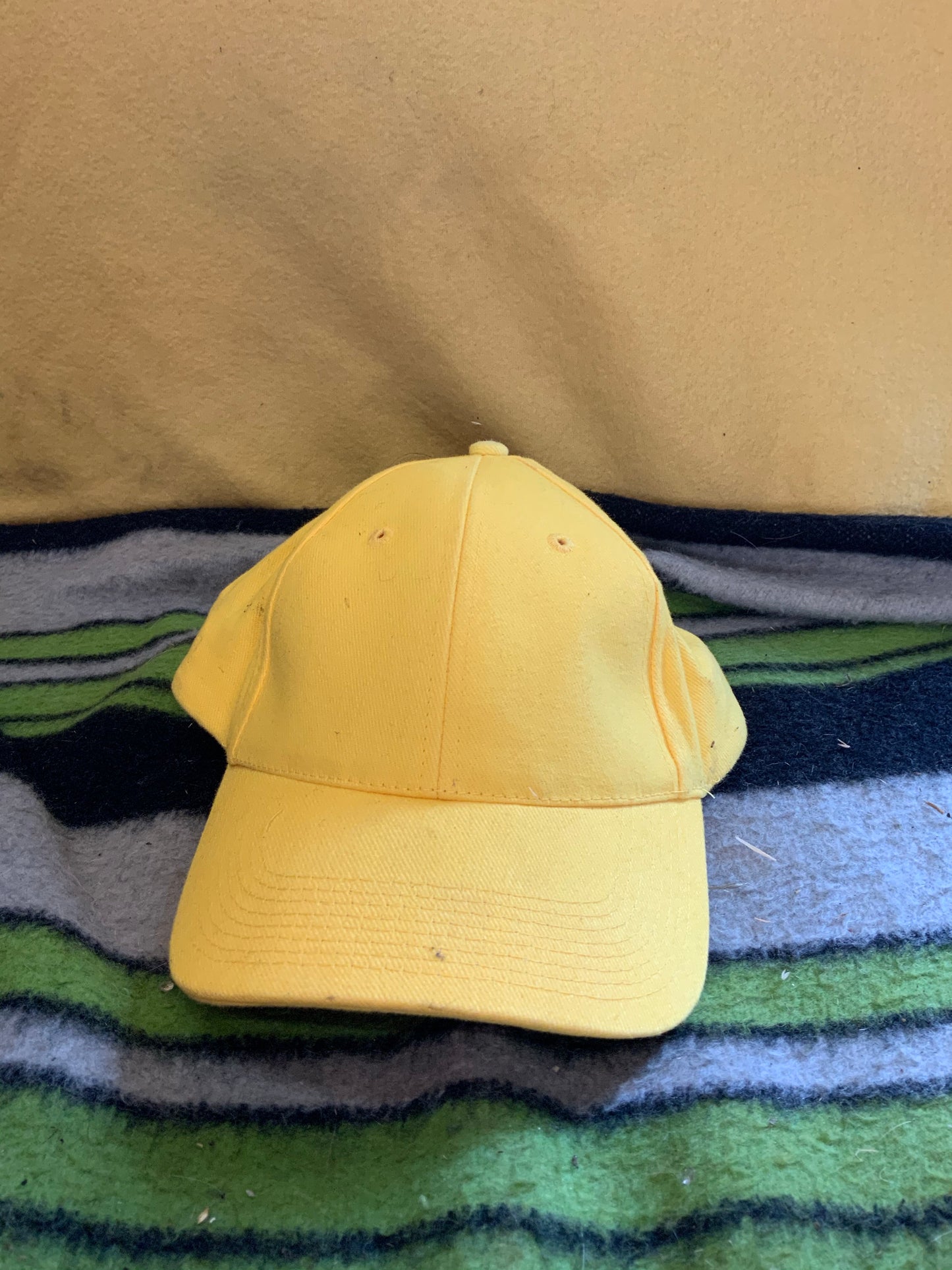 Yellow cap ONE size. FREE DELIVERY