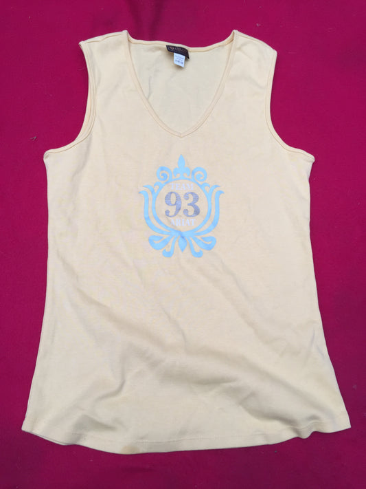 Ariat yellow vest top size 8/10 FREE POSTAGE