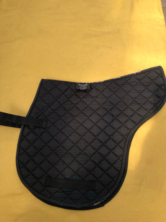 Shires black numnah size small