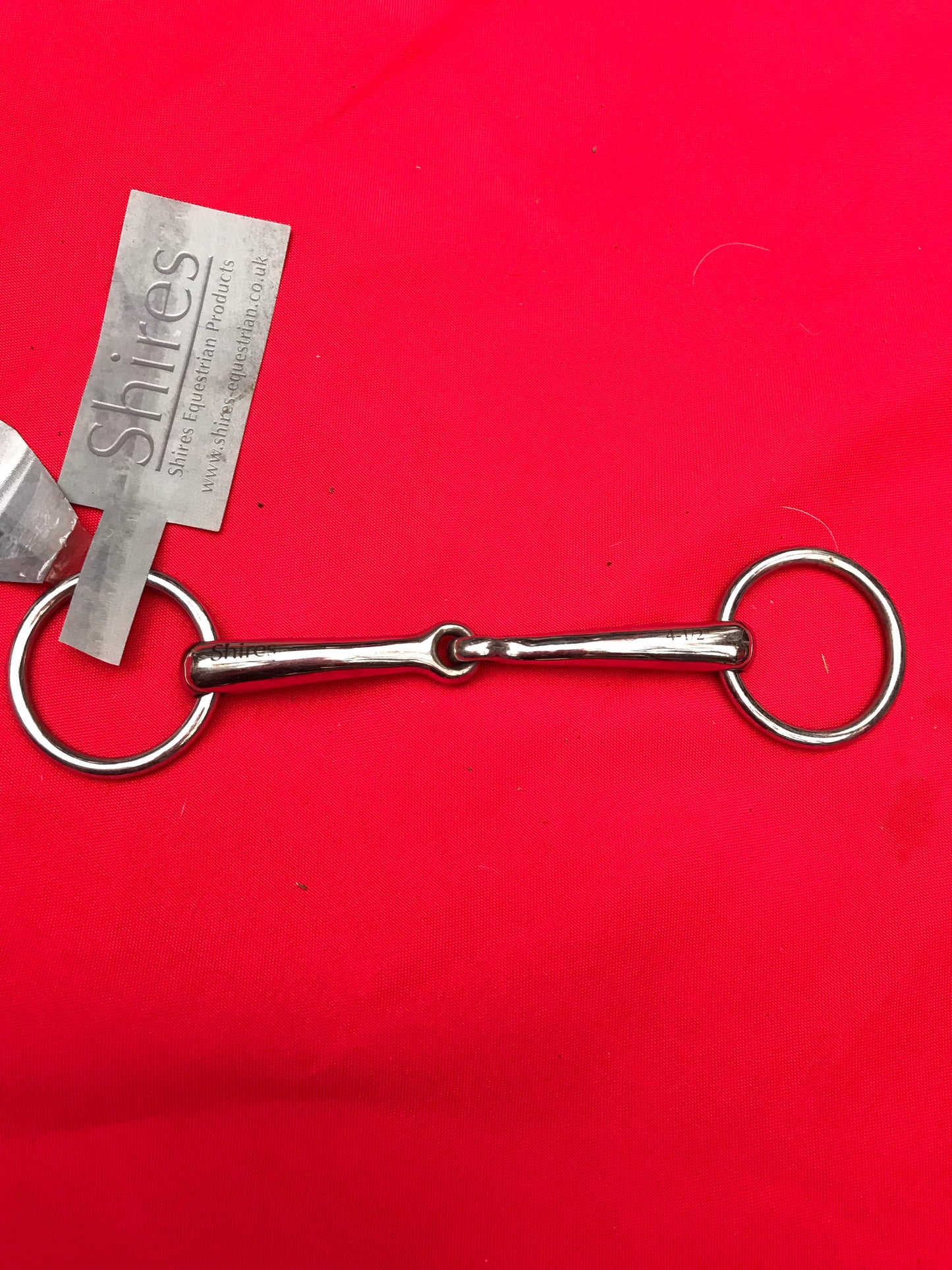 4-1/2” Shires loose ring snaffle (FREE POSTAGE)