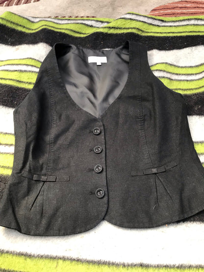 black marks and spencer’s waist coat size 12 FREE POSTAGE🟢