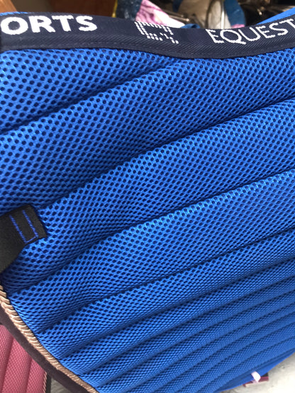 New QHP blue breathable saddle cloth DR full size FREE POSTAGE 🟢