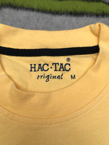 Hac-tac Yellow Tshirt size M FREE POSTAGE