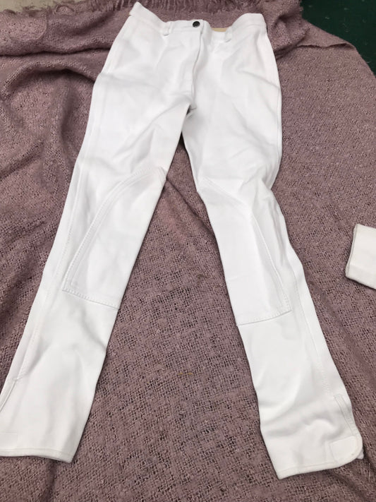 white harry hall breeches size ladies 24” FREE POSTAGE