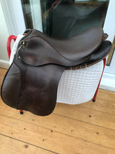 18” medium stock saddle in brown leather FREE POSTAGE 🔵