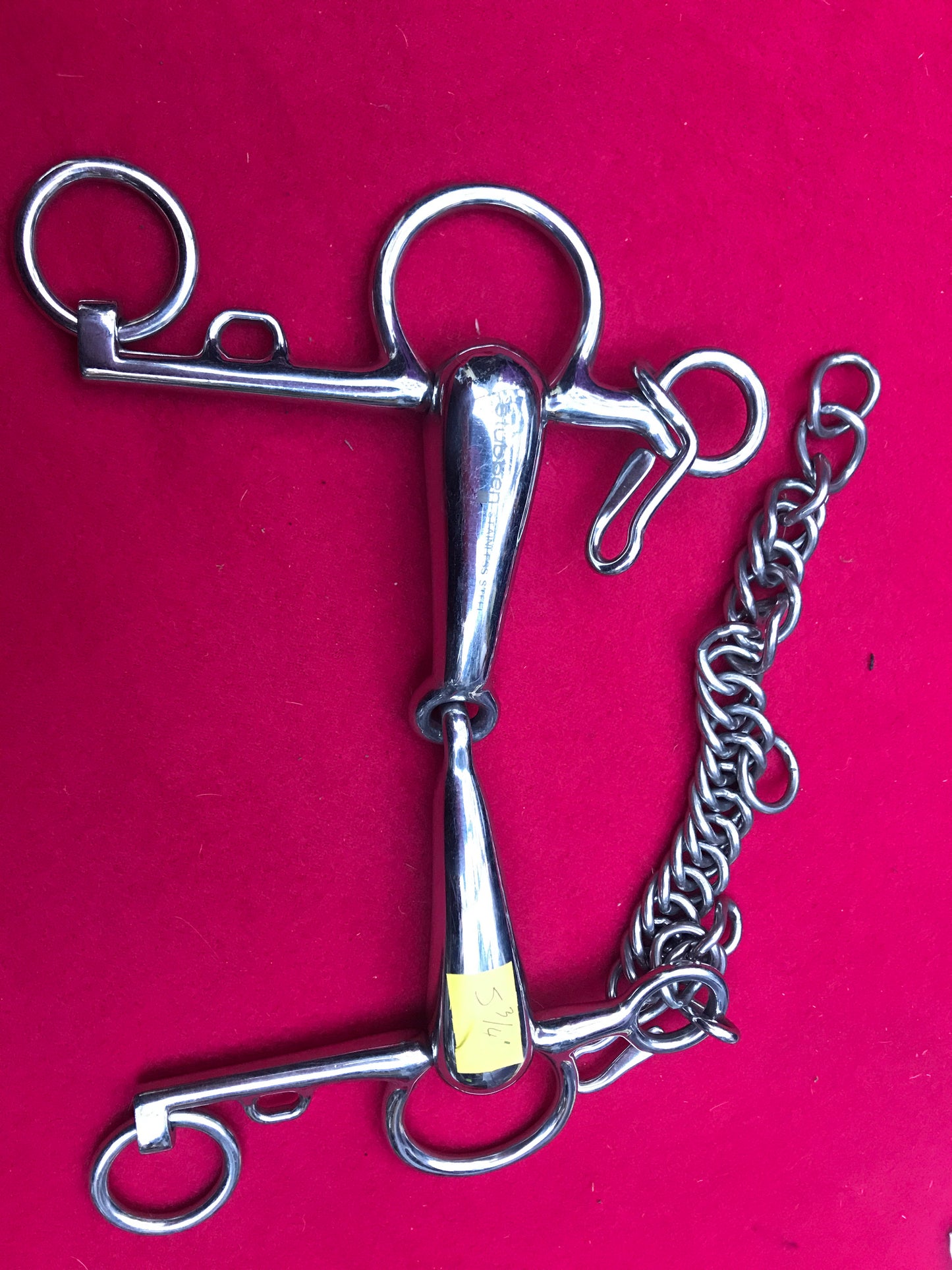 53/4” Stubben Pelham snaffle FREE POSTAGE