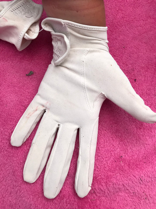 White gloves size: large FREE POSTAGE