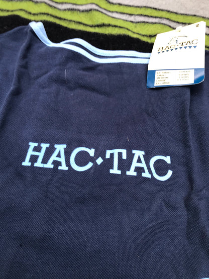 new hac-tac navy and blue t shirt FREE POSTAGE