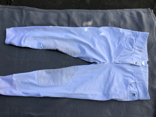 John Whitaker white breeches size 18