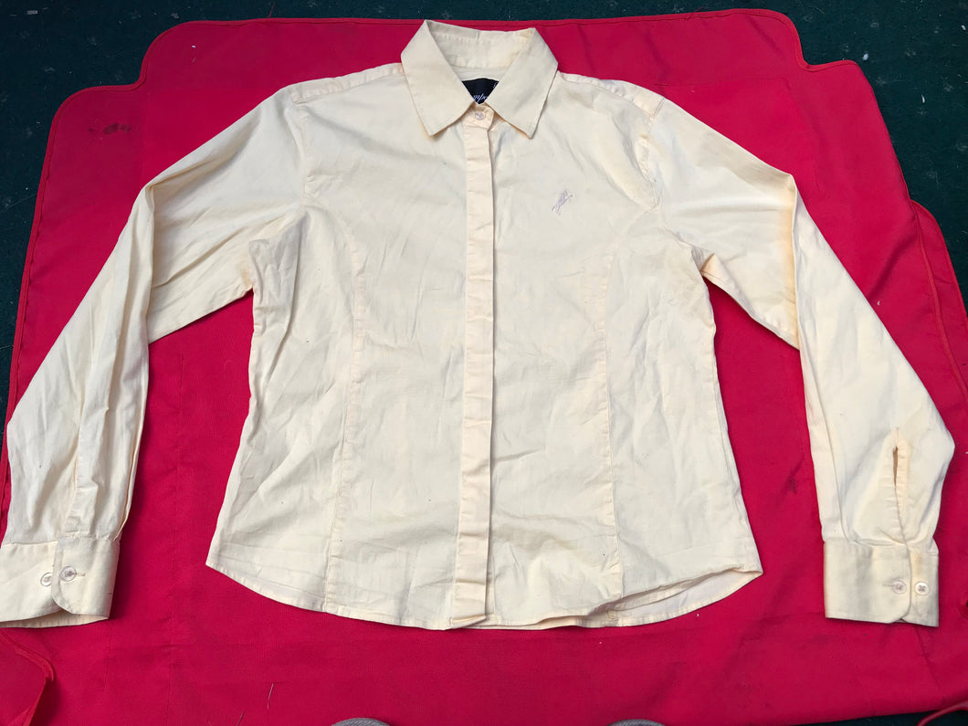 Sherwood Forest yellow showing shirt Size 12 (36” chest) FREE POSTAGE