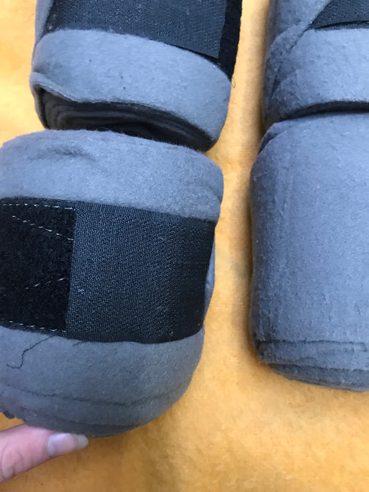 New grey fleece bandages with velcro FREE POSTAGE ✅