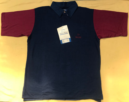 Hac-Tac Blue and Red short sleeve NEW WITH TAGS Size Small FREE POSTAGE