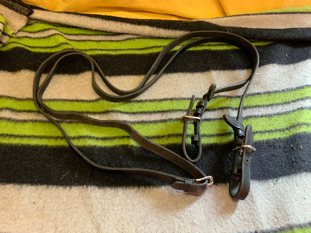 Black full size leather reins FREE DELIVERY