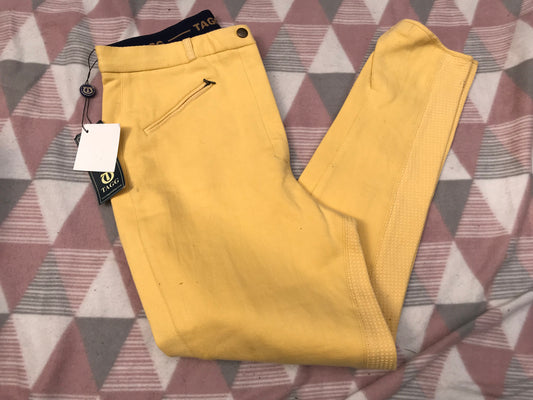 New Tagg canary breeches pimplebum puff print size 12 (30) FREE POSTAGE
