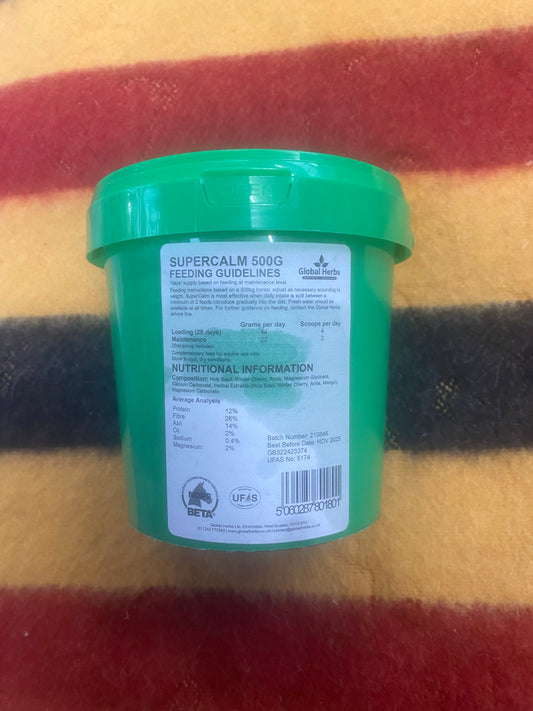 New global herb SUPERCALM 500g tub FREE POSTAGE*