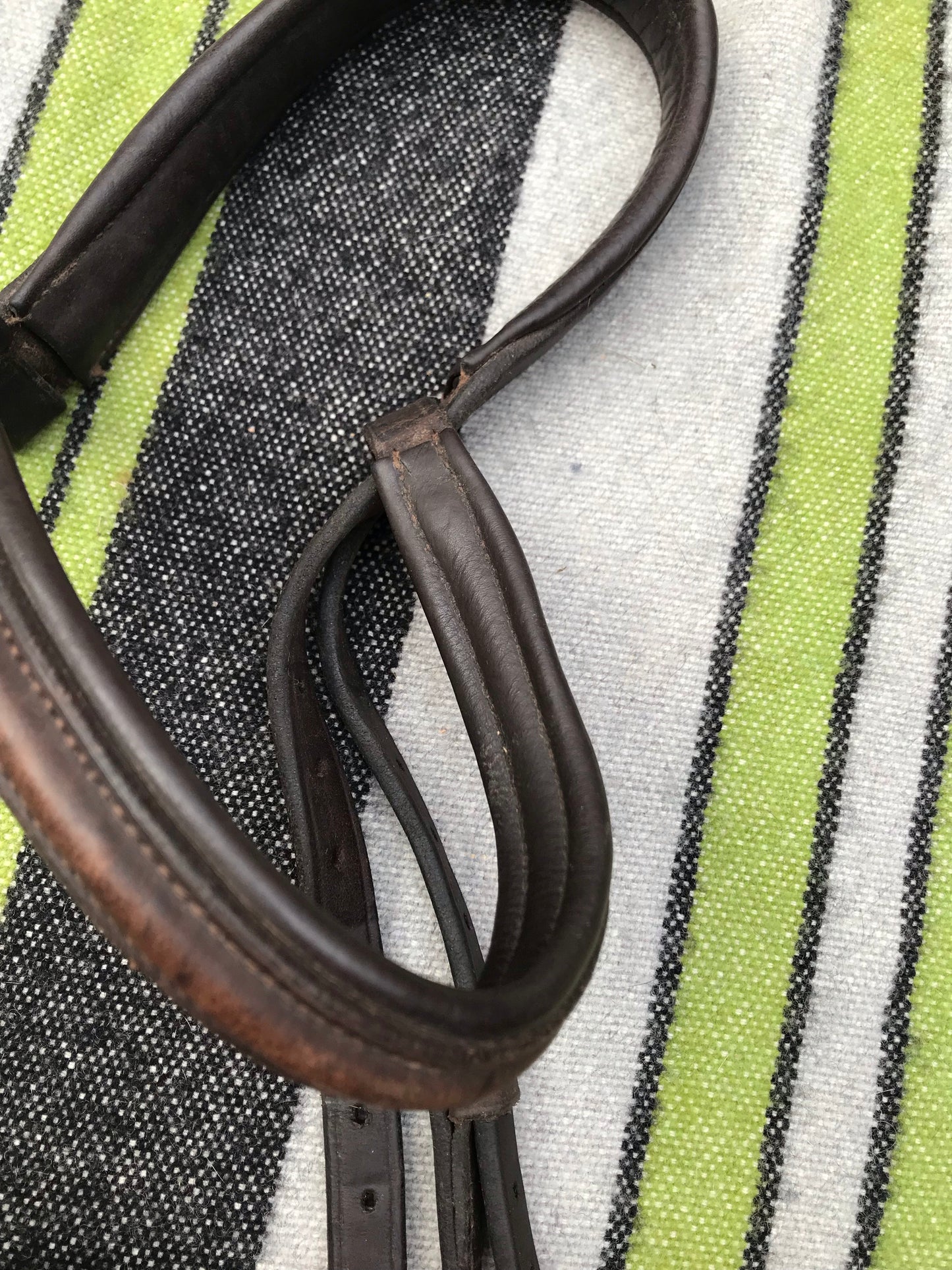 heritage X full brown leather bridle part FREE POSTAGE