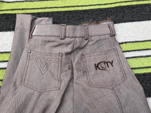 Koty grey jean look jodhpurs size 6 (24) Regular leg FREE POSTAGE