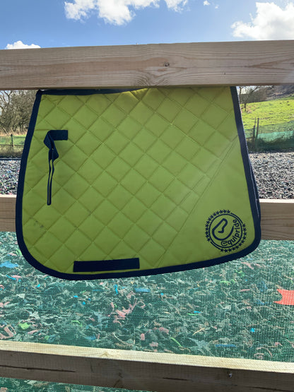 New Equipride saddle pad with ears and boots lime green pony FREE POSTAGE ✅