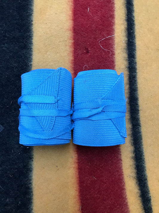 X2 blue tie fastening bandages FREE POSTAGE🟢