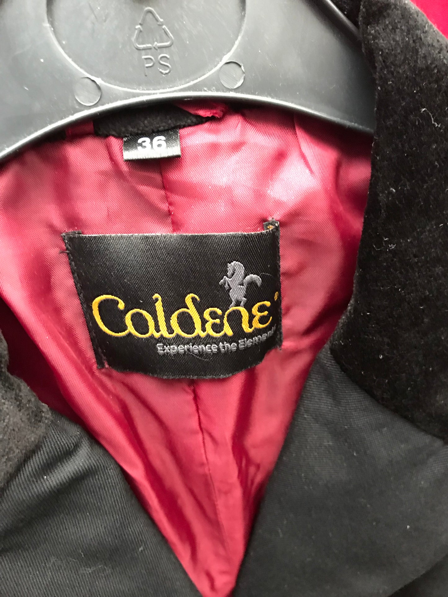 NEW Caldene black showing/competitions jacket size uk12 (36) FREE POSTAGE 🔵
