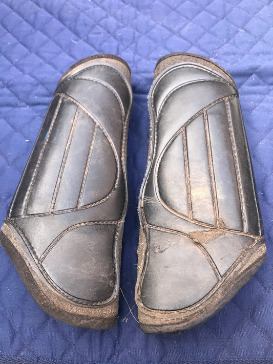 premier equine black brushing boots (medium)