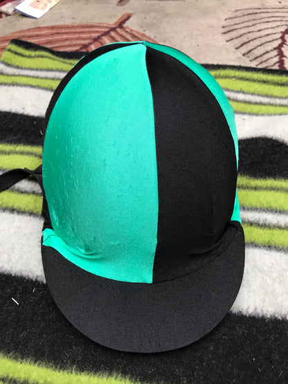 green and black hat silk FREE POSTAGE 🟣