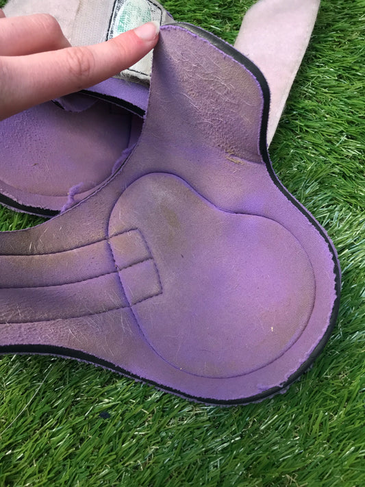 Norton purple fetlock boots cob size