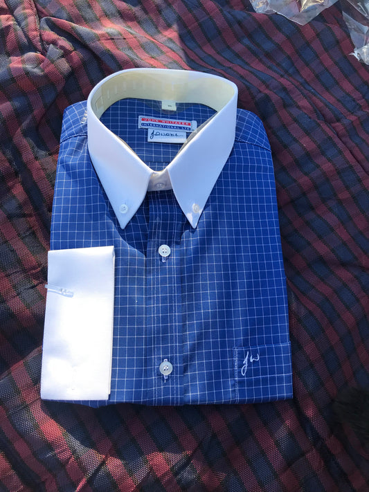 New John Whitaker shirt blue size M