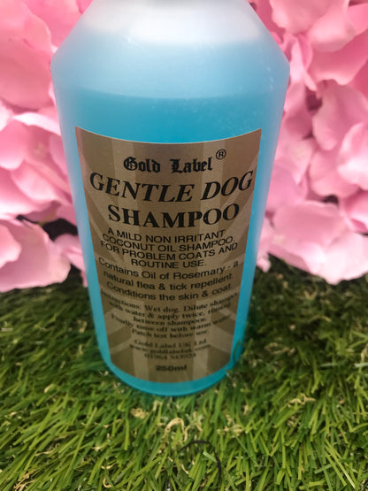 Gold label gentle dog shampoo 250ml FREE POSTAGE