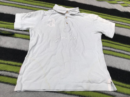 Joules off white polo shirt size S FREE POSTAGE