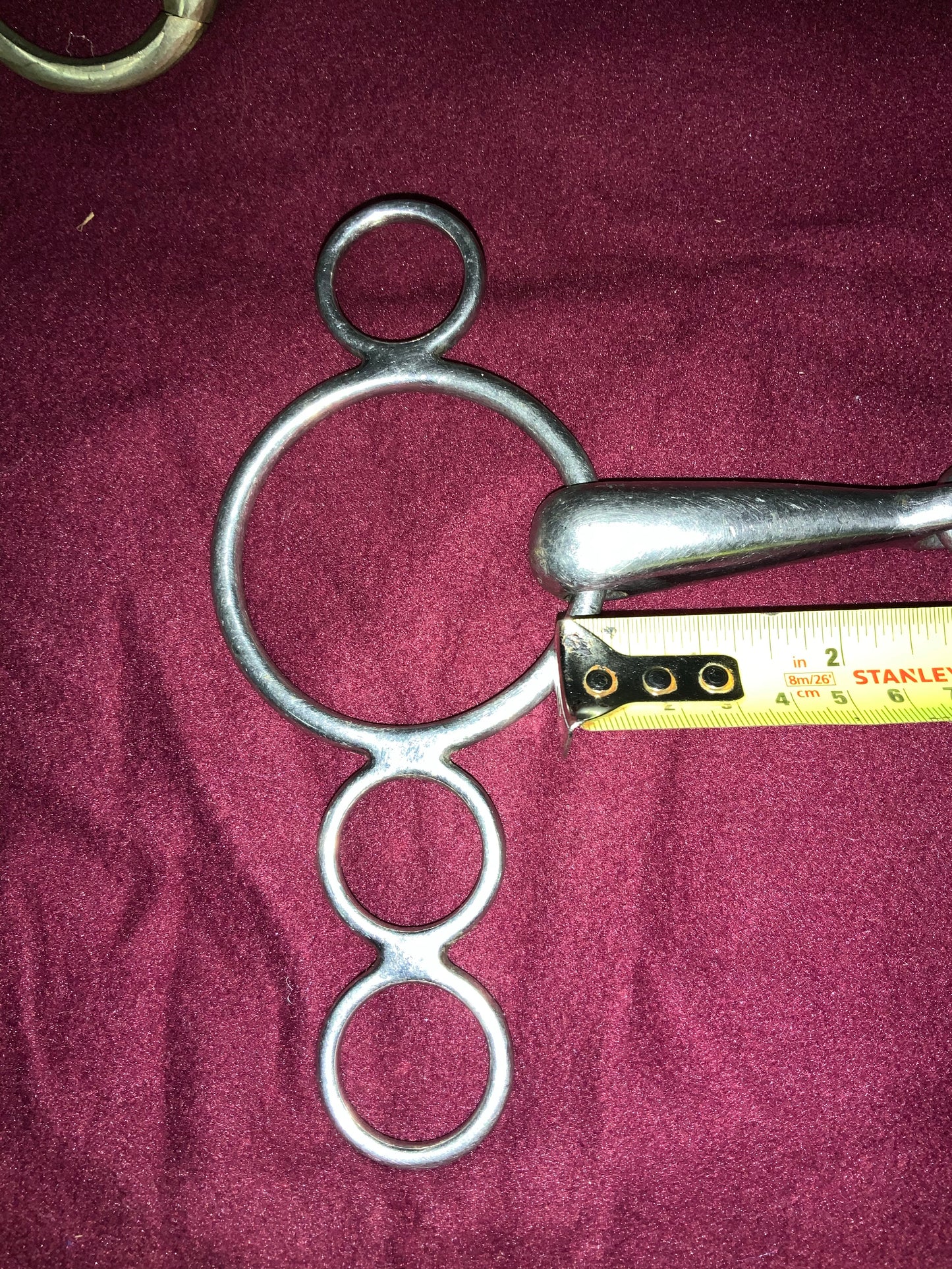 Used four ring snaffle gag 6” FREE POSTAGE