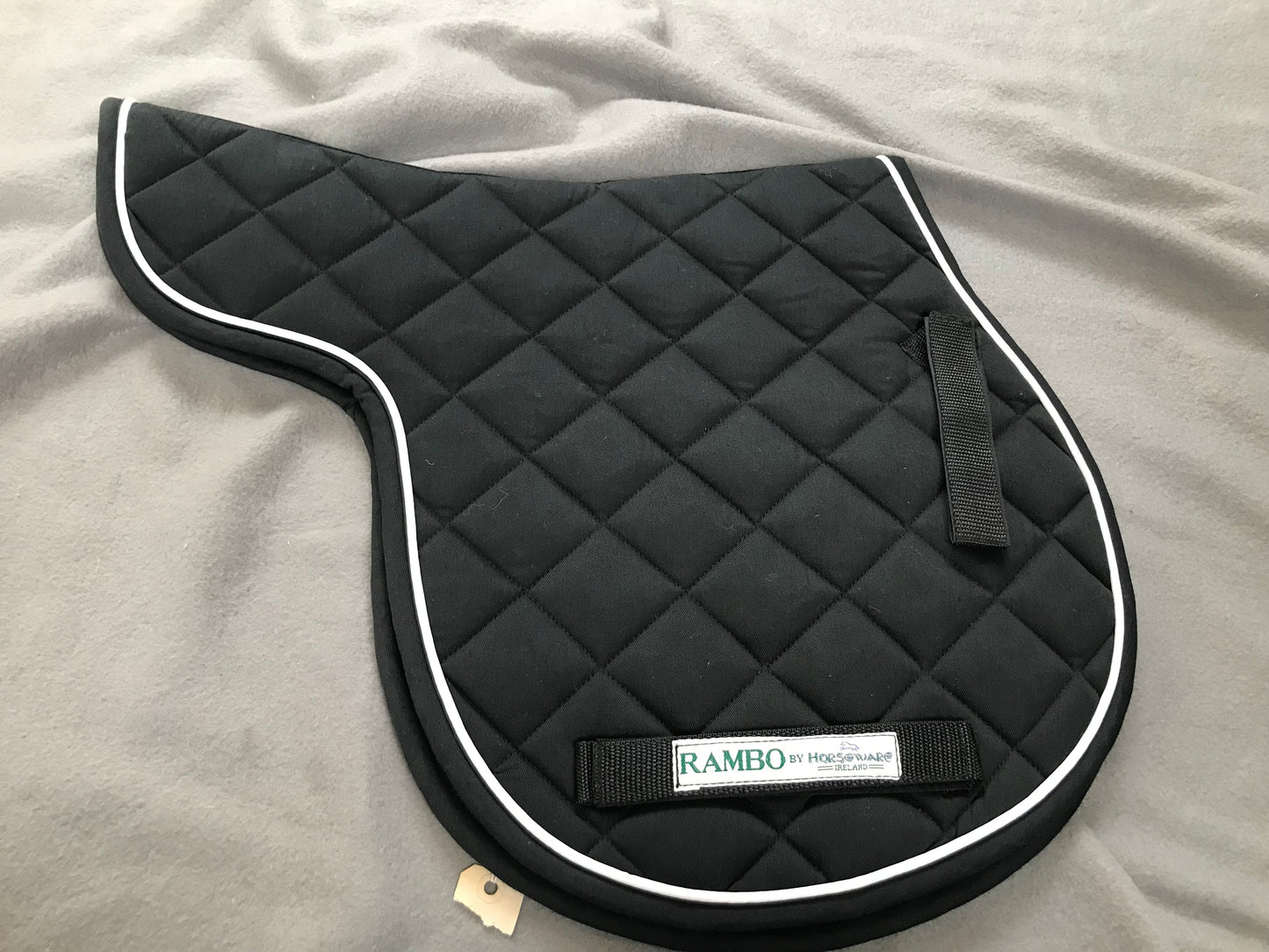 New Rambo black pony saddle pad with white trim FREE POSTAGE*