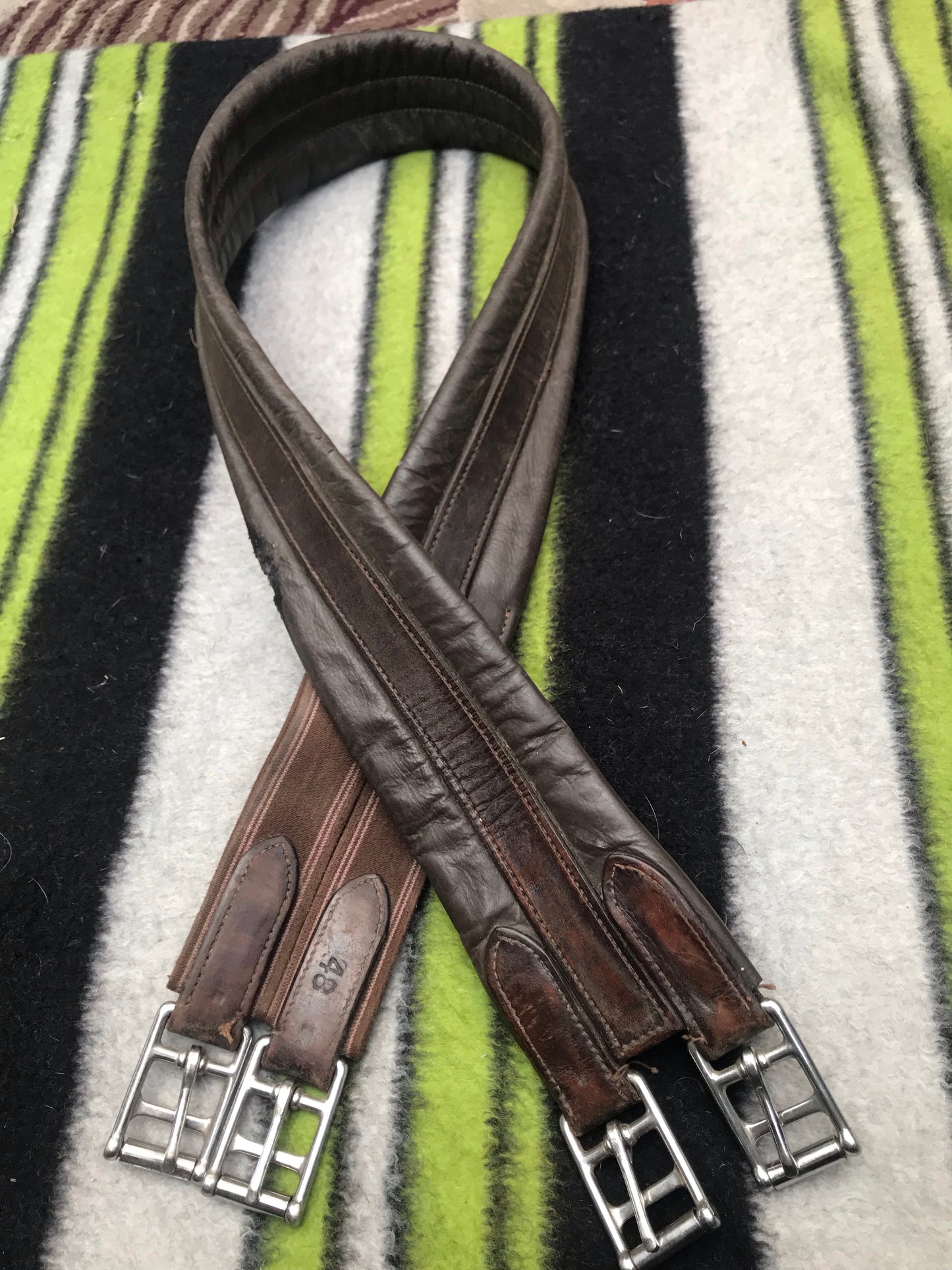 51” brown leather girth FREE POSTAGE