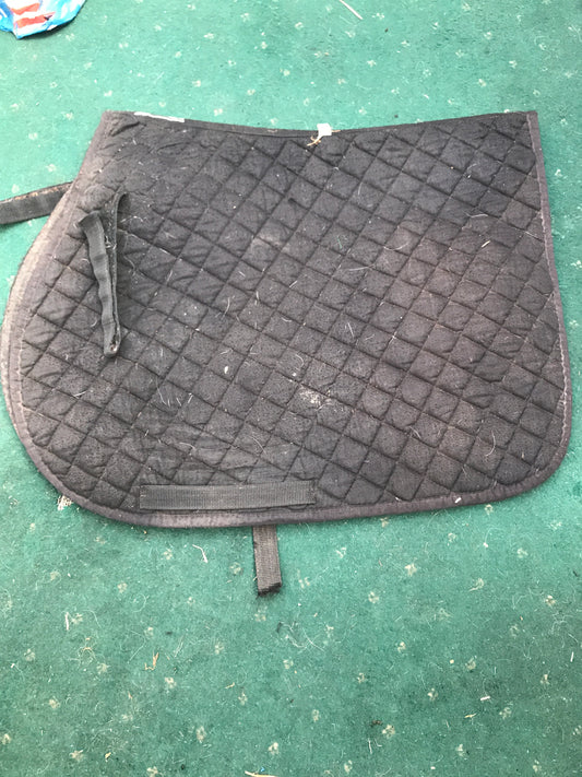 used black Roma saddle cloth size: full (FREE POSTAGE)