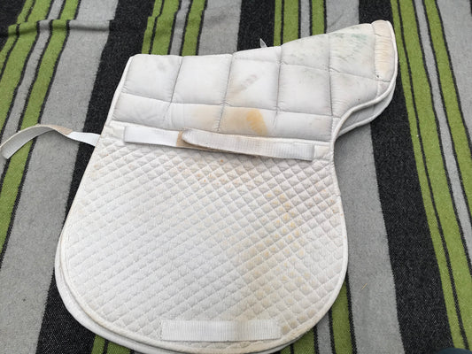 Cottage craft white numnah cob size