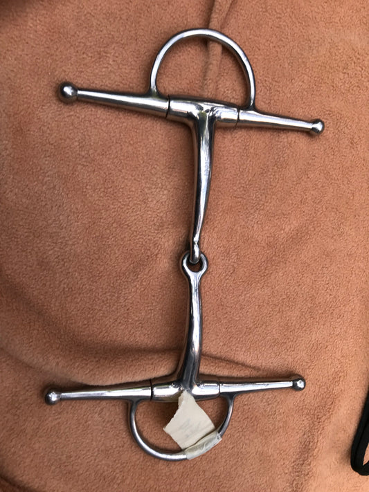 Korsteel full cheek snaffle size: 6”