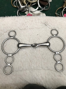 4 ring snaffle size: 4-3/4” (FREE POSTAGE )
