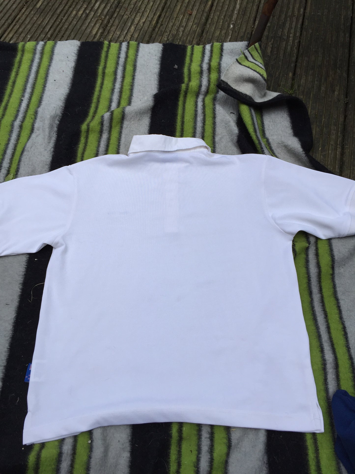 Mark Todd white shirt sleeve polo shirt size S (8/10)FREE POSTAGE