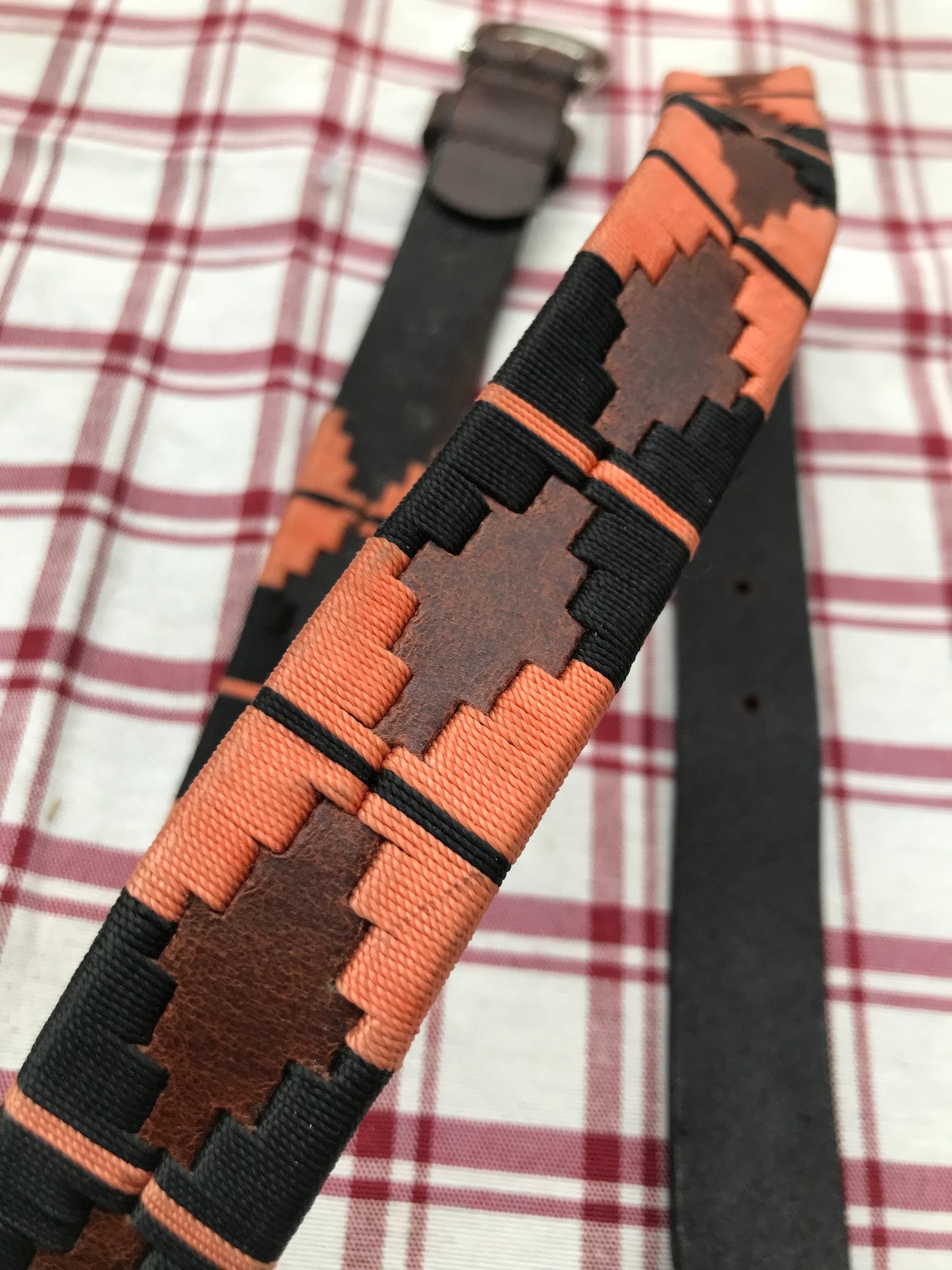 New black and orange polo style belts FREE POSTAGE*