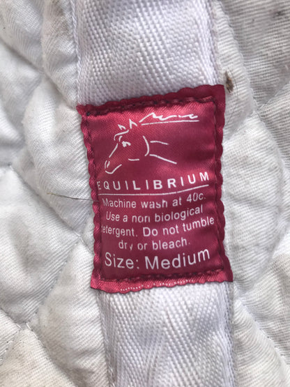 equilibrium white cob size saddle cloth FREE POSTAGE