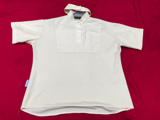 teque-style pale yellow shirt size 16