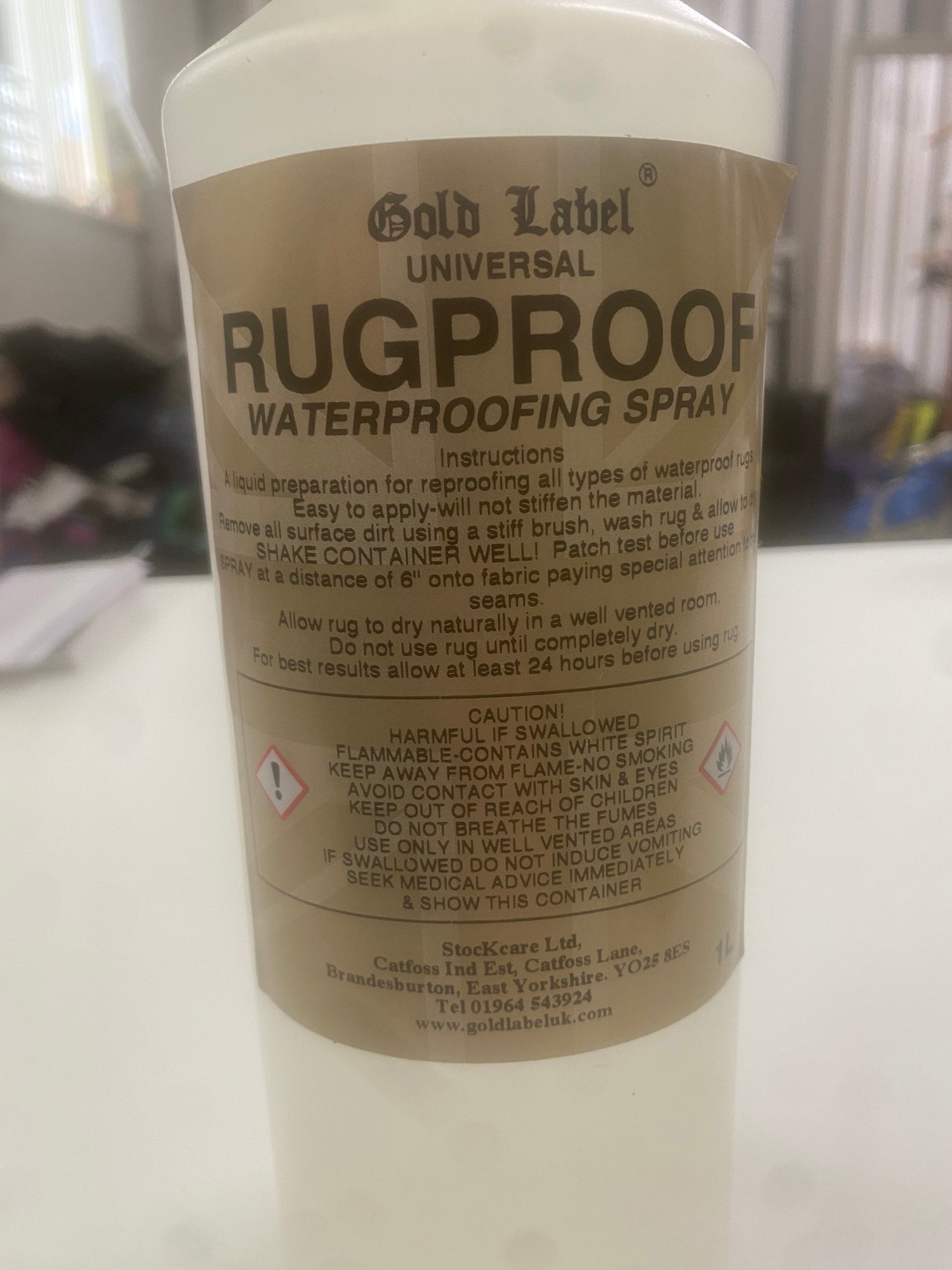 New gold label universal rugproof spray 1L FREE POSTAGE🟢