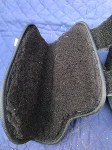 weatherbeeta brushing boots black (large) FREE POSTAGE