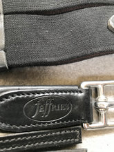 New Jeffries black soft leather girth with elastic end FREE POSTAGE ❤