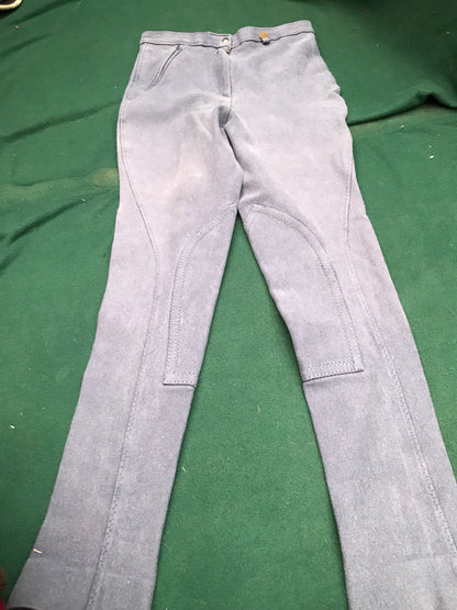 Washed blue look jodhpurs  size 10 (28) FREE POSTAGE