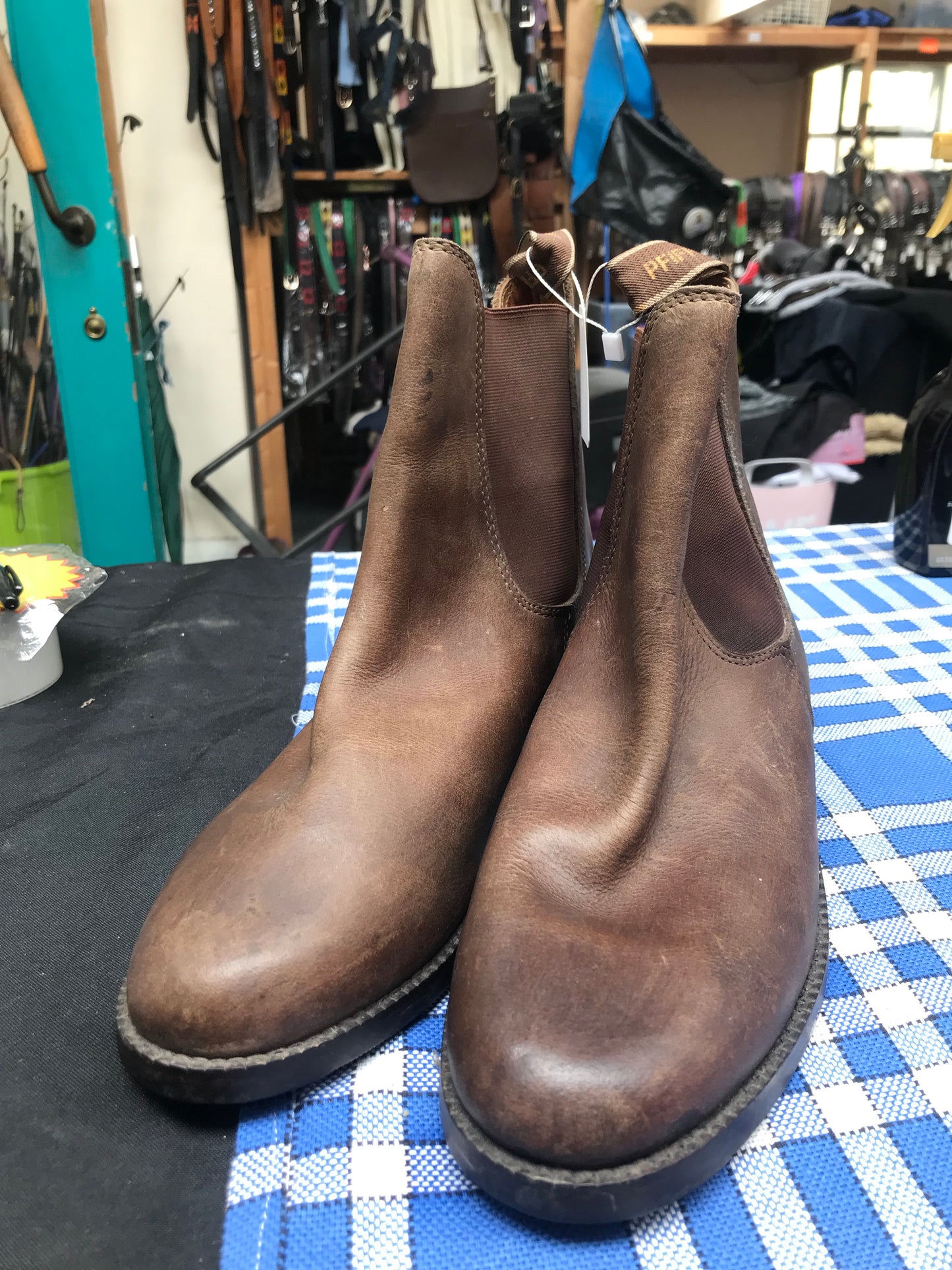 Pfiff brown leather jodhpur boots SIZE 10 FREE POSTAGE ✅
