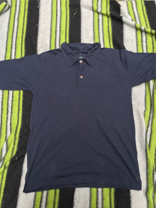 Dublin navy blue polo t-shirt size M(12)FREE POSTAGE